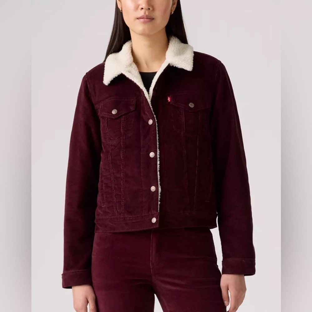 Women's Original Denim Trucker with Sherpa Lining